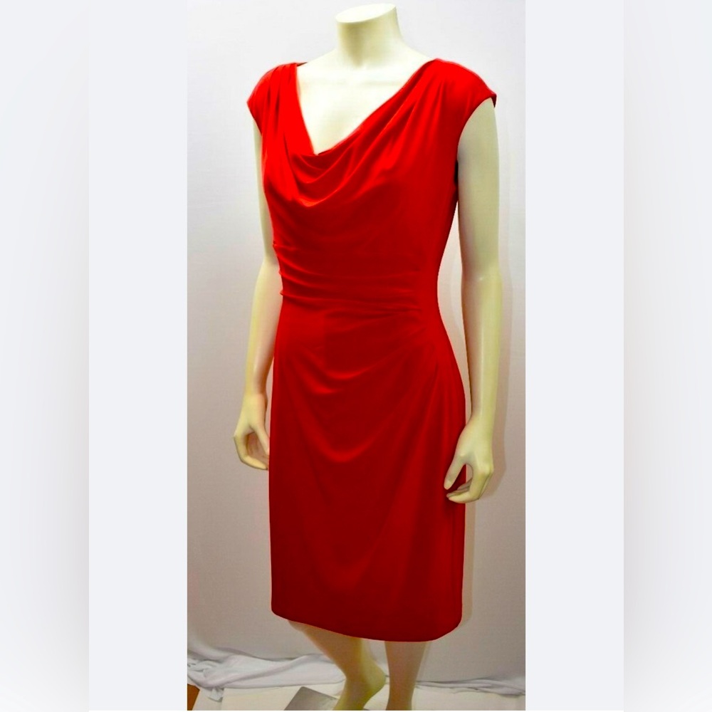 Ralph Lauren Scarlet Midi Dress